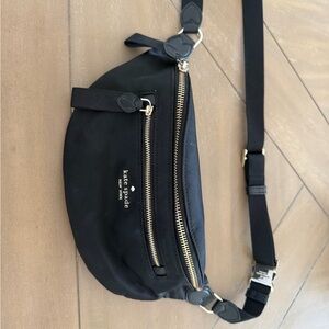 kate spade black interior cardholder nylon lining